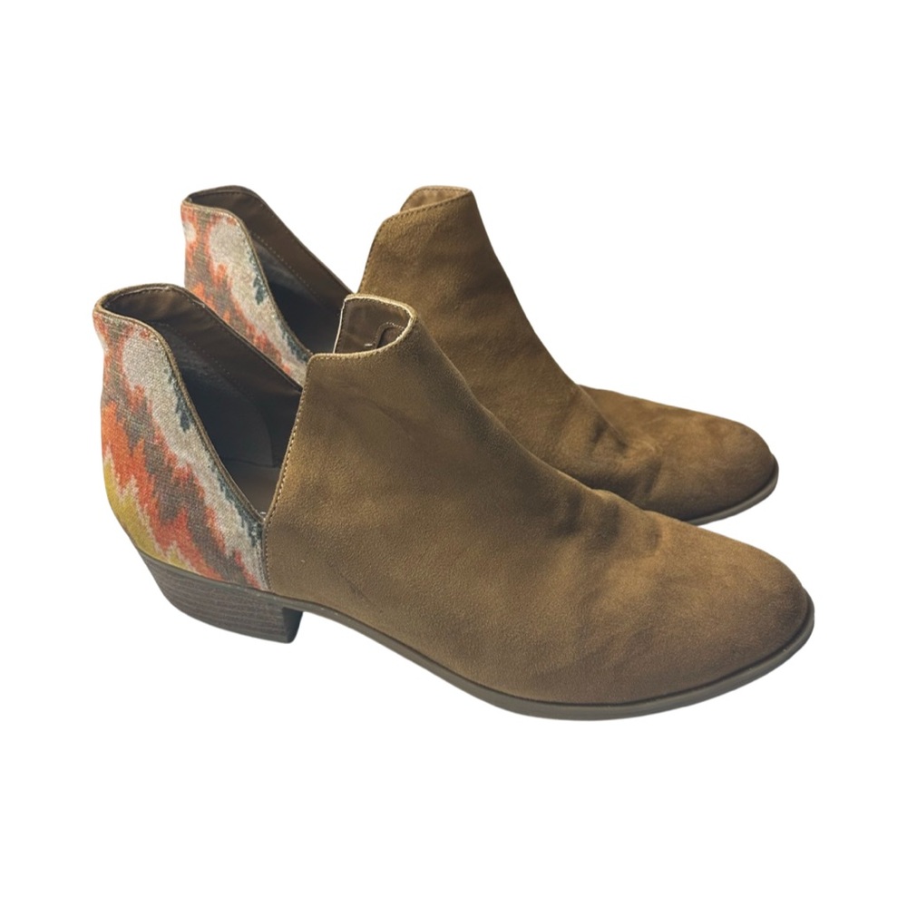Brown suede shoes